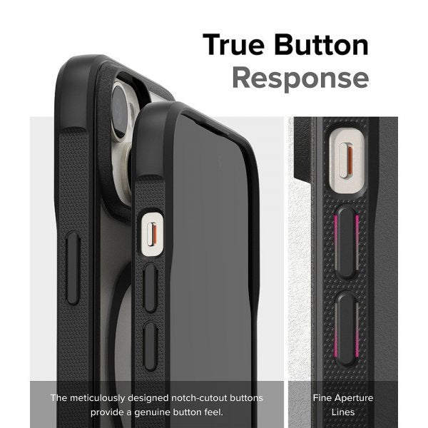 Ringke iPhone 15 Deksel Fusion Bold Magnetic Matte Black
