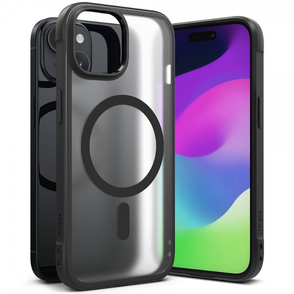 Ringke iPhone 15 Deksel Fusion Bold Magnetic Matte Black