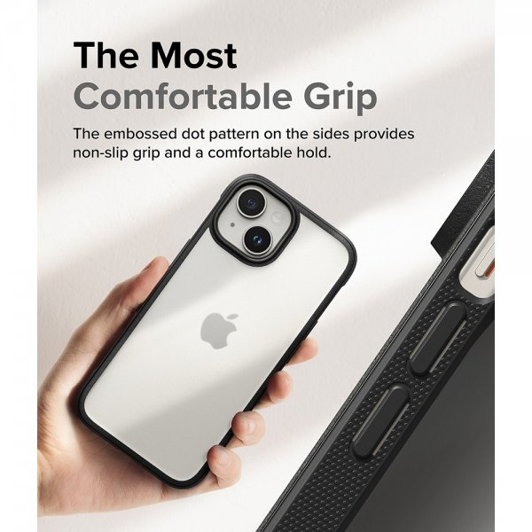 Ringke iPhone 15 Deksel Fusion Bold Matte Black