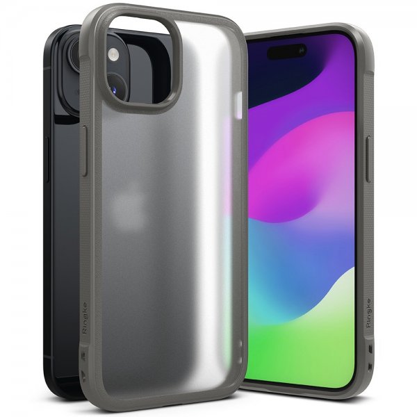 Ringke iPhone 15 Deksel Fusion Bold Matte Gray