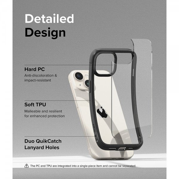 Ringke iPhone 15 Deksel Fusion Bold Svart