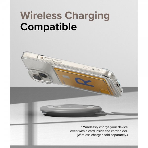 Ringke iPhone 15 Deksel Fusion Card Clear