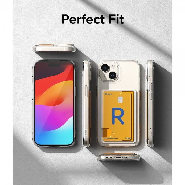 Ringke iPhone 15 Deksel Fusion Card Clear