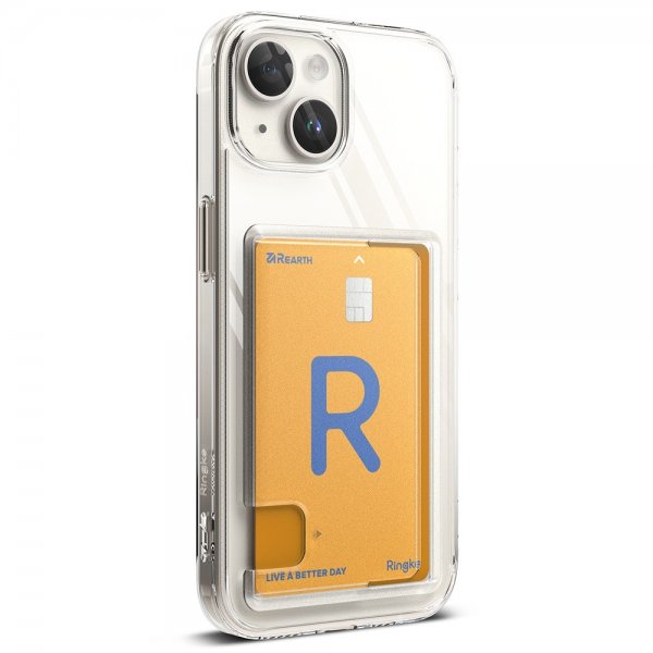 Ringke iPhone 15 Deksel Fusion Card Clear
