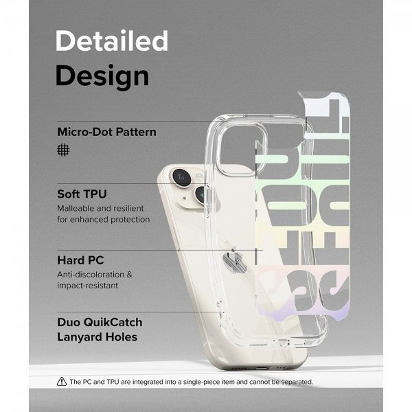 Ringke iPhone 15 Deksel Fusion Design Seoul