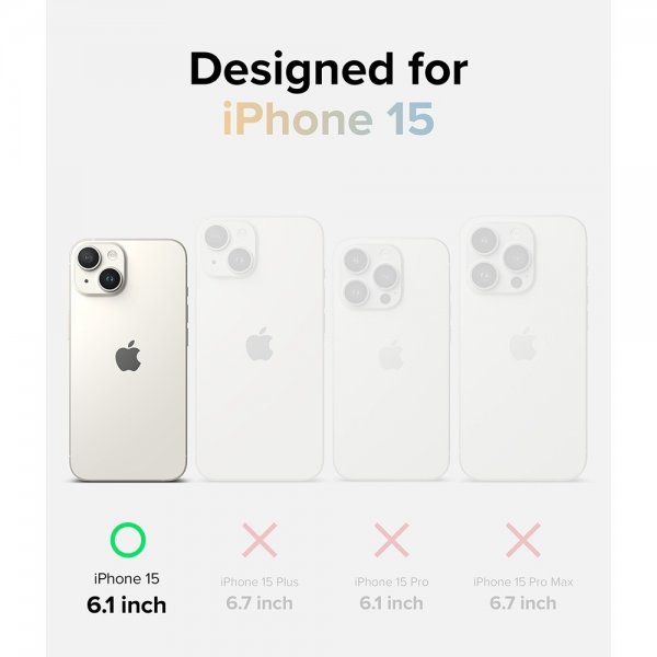 Ringke iPhone 15 Deksel Fusion Design Seoul