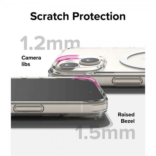 Ringke iPhone 15 Deksel Fusion Magnetic Clear