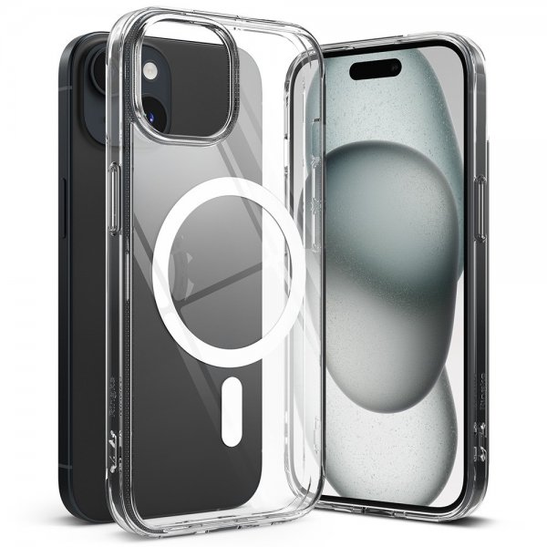 Ringke iPhone 15 Deksel Fusion Magnetic Clear