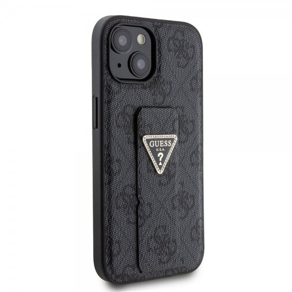 Guess iPhone 15 Deksel Grip Stand Function Svart