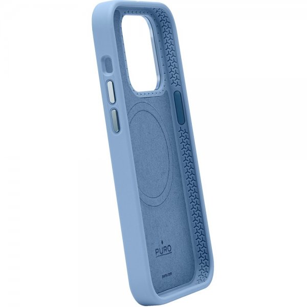 Puro iPhone 15 Deksel ICON Mag Pro Blå