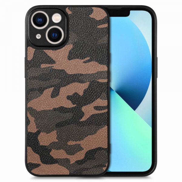 iPhone 15 Deksel Kamuflasje Brun
