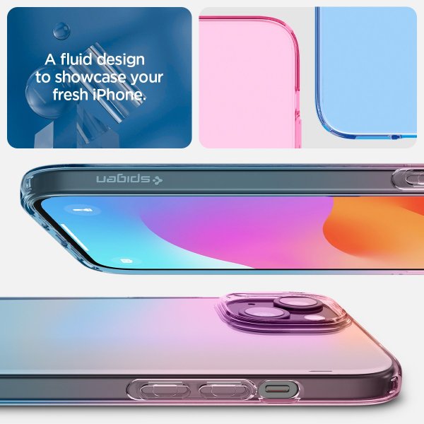 Spigen iPhone 15 Deksel Liquid Crystal Gradation