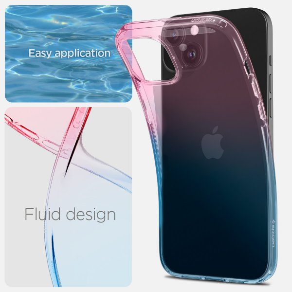 Spigen iPhone 15 Deksel Liquid Crystal Gradation