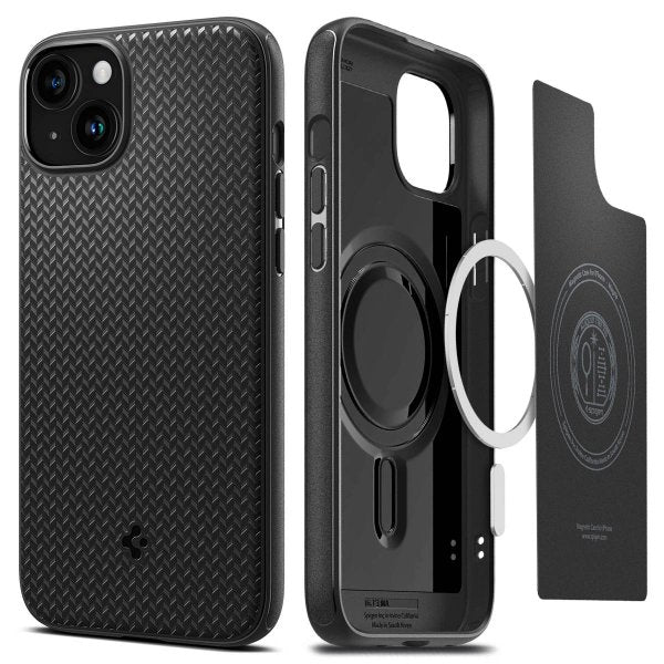 Spigen iPhone 15 Deksel Mag Armor MagFit Matte Black