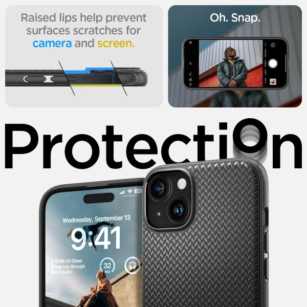 Spigen iPhone 15 Deksel Mag Armor MagFit Matte Black