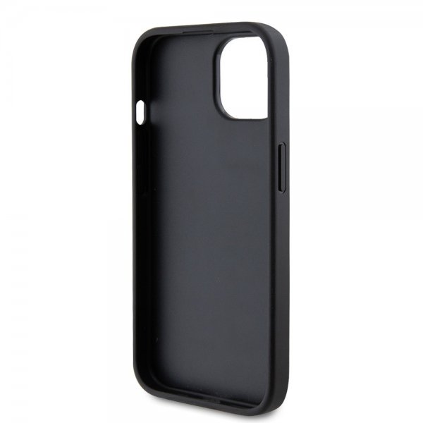 Guess iPhone 15 Deksel Metal Logo Strass Svart