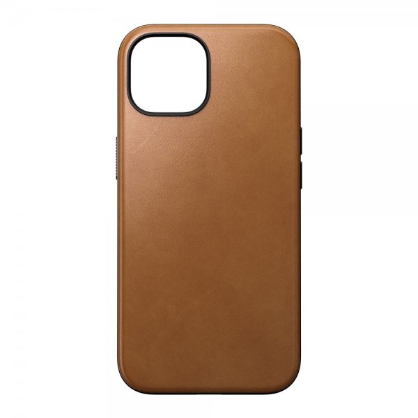 Nomad iPhone 15 Deksel Modern Leather Case English Tan