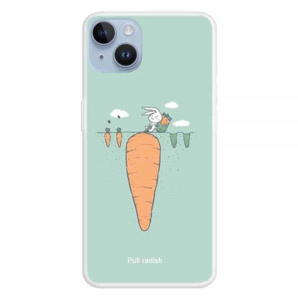 iPhone 15 Deksel Motiv Pull radish