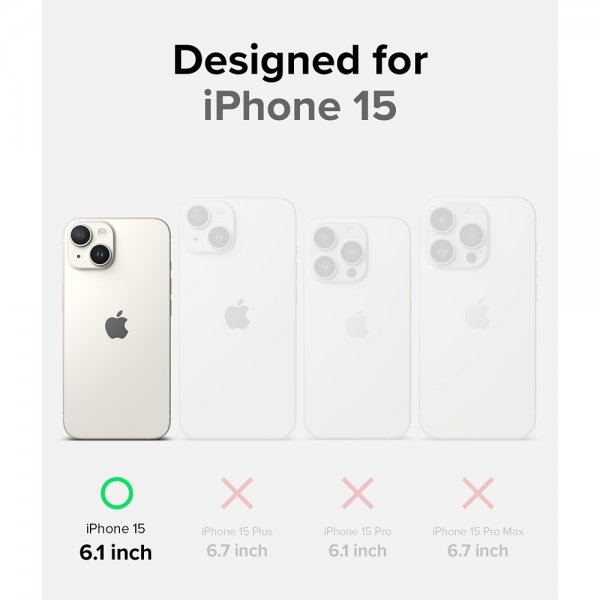 Ringke iPhone 15 Deksel Onyx Dark Green