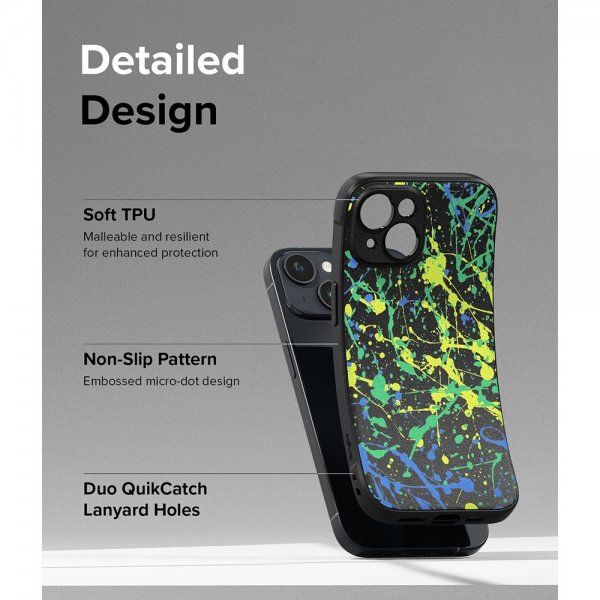 Ringke iPhone 15 Deksel Onyx Design Action Painting