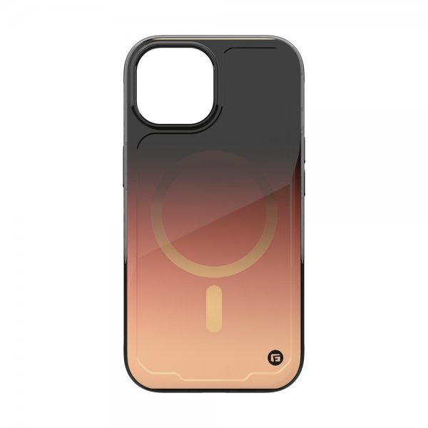Clckr iPhone 15 Deksel Onyx MagSafe Copper