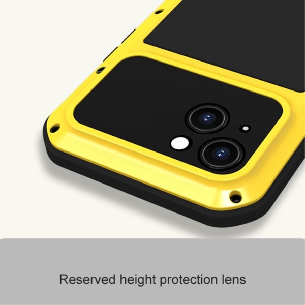 Love Mei iPhone 15 Deksel Powerful Case Sølv