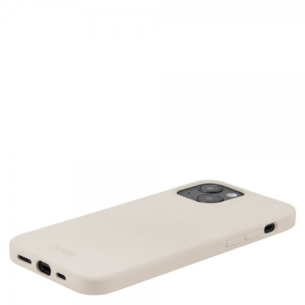 holdit iPhone 15 Deksel Silikon Light Beige