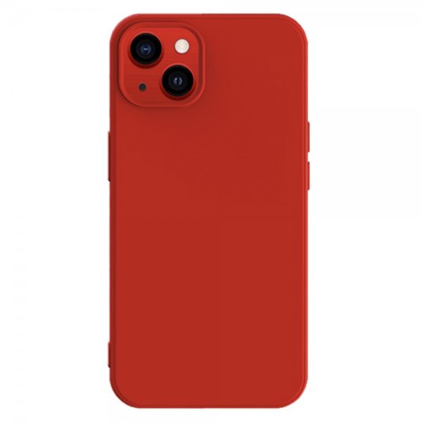 X-Level iPhone 15 Deksel Silikontekstur Rød