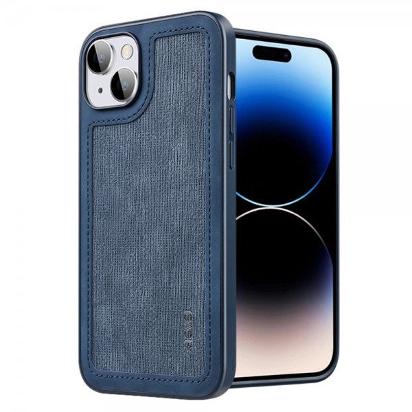 X-Level iPhone 15 Deksel Linjeskjøting Blå