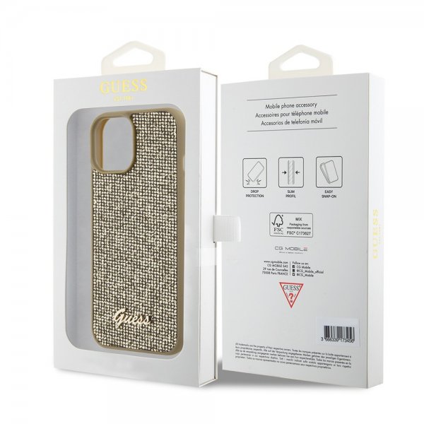 Guess iPhone 15 Deksel Square Mirror Gull