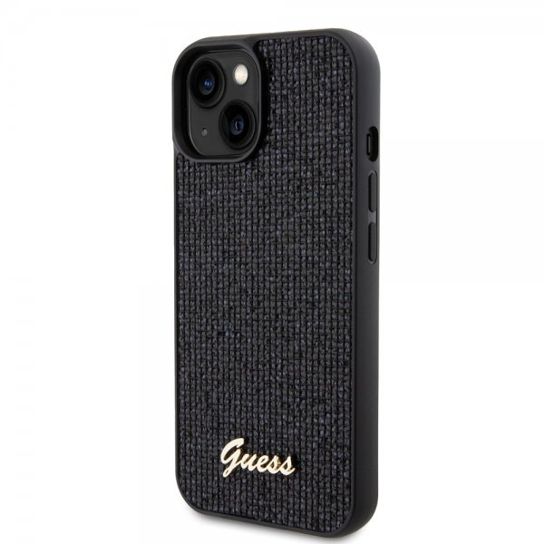 Guess iPhone 15 Deksel Square Mirror Svart