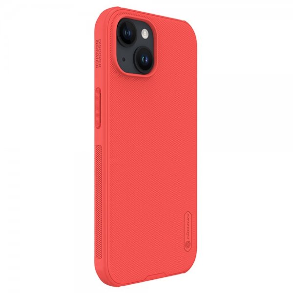 Nillkin iPhone 15 Deksel Super Frosted Shield Pro Rød
