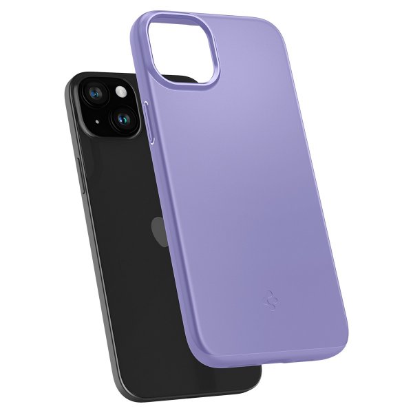 Spigen iPhone 15 Deksel Thin Fit Iris Purple