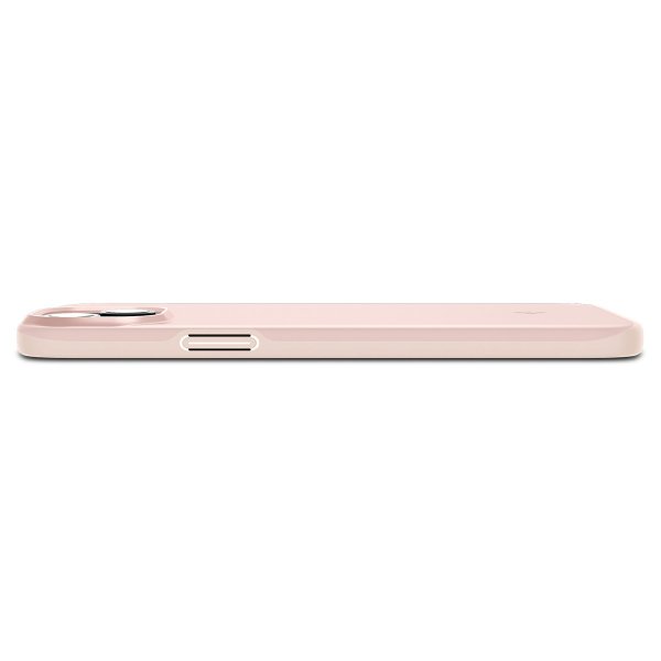 Spigen iPhone 15 Deksel Thin Fit Pink Sand