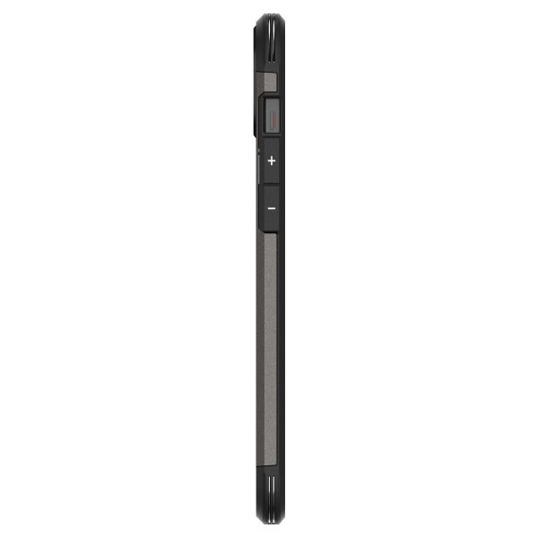 Spigen iPhone 15 Deksel Tough Armor MagFit Gunmetal