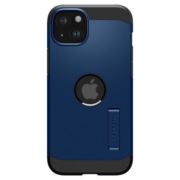 Spigen iPhone 15 Deksel Tough Armor MagFit Navy Blue