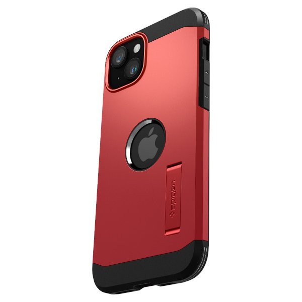 Spigen iPhone 15 Deksel Tough Armor MagFit Rød