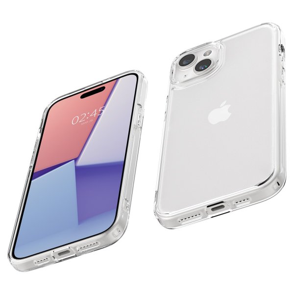 Spigen iPhone 15 Deksel Ultra Hybrid Crystal Clear