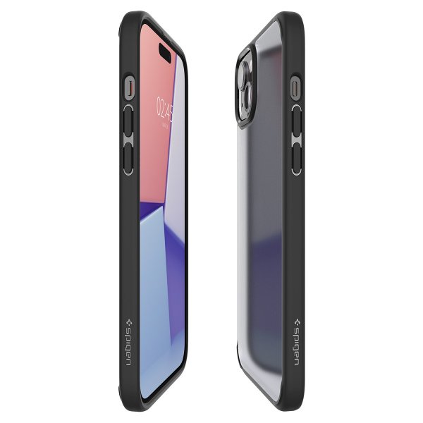 Spigen iPhone 15 Deksel Ultra Hybrid Frost Black