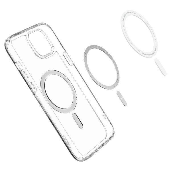 Spigen iPhone 15 Deksel Ultra Hybrid MagFit Graphite