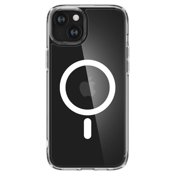 Spigen iPhone 15 Deksel Ultra Hybrid MagFit Hvit