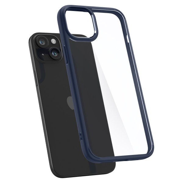 Spigen iPhone 15 Deksel Ultra Hybrid Navy Blue