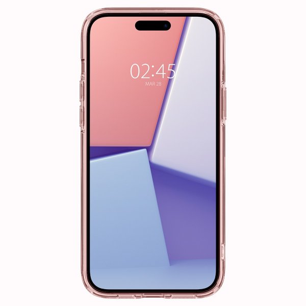 Spigen iPhone 15 Deksel Ultra Hybrid Rose Crystal