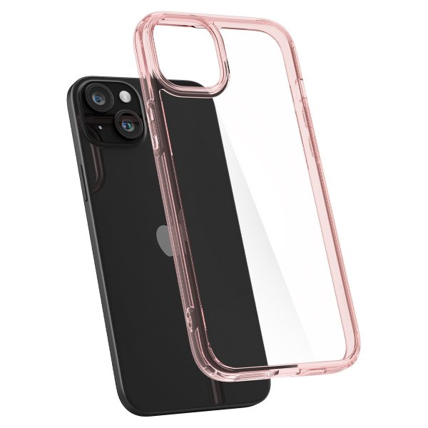 Spigen iPhone 15 Deksel Ultra Hybrid Rose Crystal