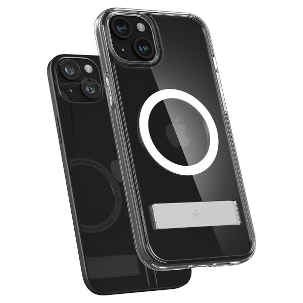 Spigen iPhone 15 Deksel Ultra Hybrid S MagFit Crystal Clear