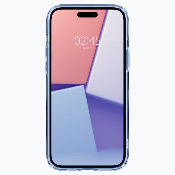 Spigen iPhone 15 Deksel Ultra Hybrid Sky Crystal