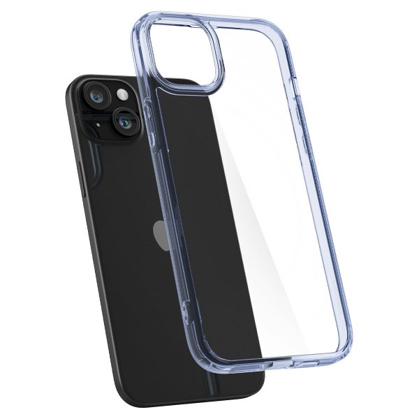 Spigen iPhone 15 Deksel Ultra Hybrid Sky Crystal