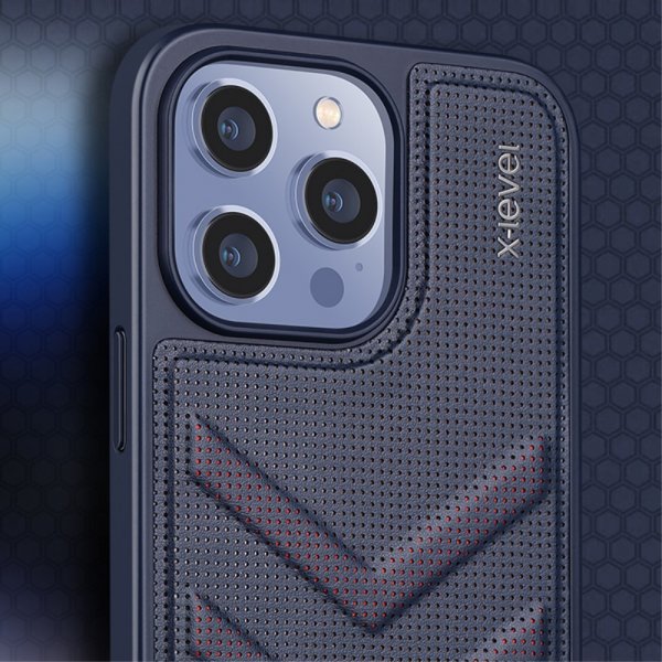 X-Level iPhone 15 Deksel V-shape Lilla
