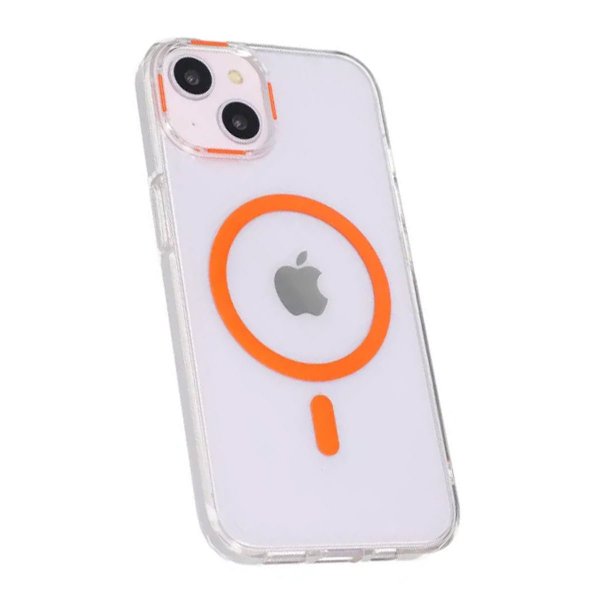 iPhone 15 Deksel TPU MagSafe Oransje