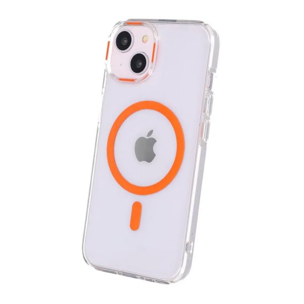 iPhone 15 Deksel TPU MagSafe Oransje